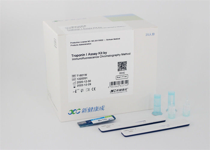Kit cardiaque d'essai de marqueur de POCT CTnI 15 minutes pour l'analyseur 2000 d'IFP