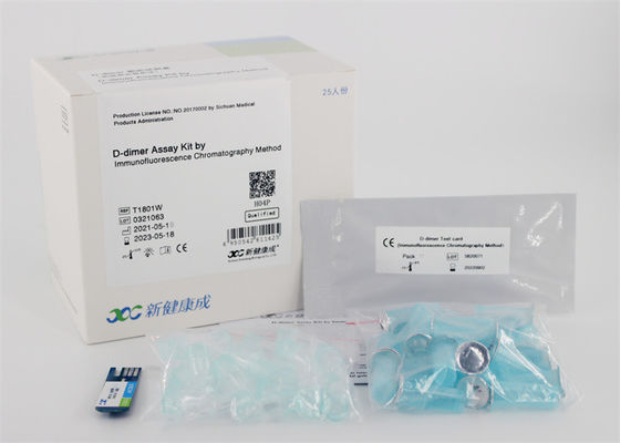 0.1mg/L dimère cardiaque 5minutes de Kit Immunofluorescence D d'essai de marqueur