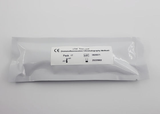 Sang un essai rapide IVD, 8 kits rapides d'étape d'essai de Min Combo Troponin T