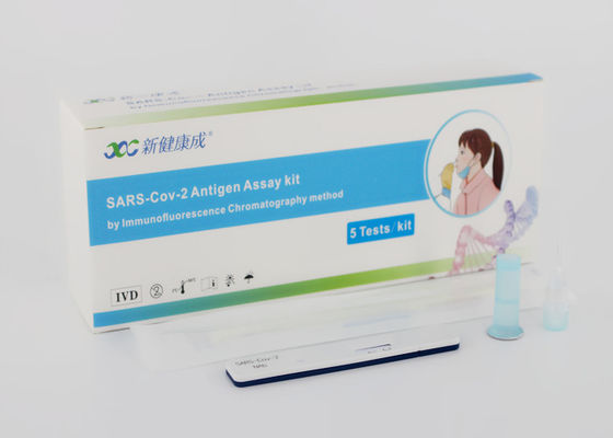 Carte de PCs/boîte de COVID-19 de kit d'analyse du Nasopharynx IVD COV-2, 5 ou 25 ou 50 AG